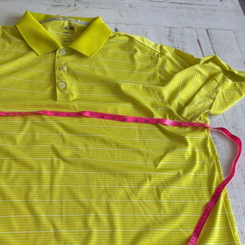 Adidas Men's Yellow Polo Shirt -Xl - Picture 10 of 11